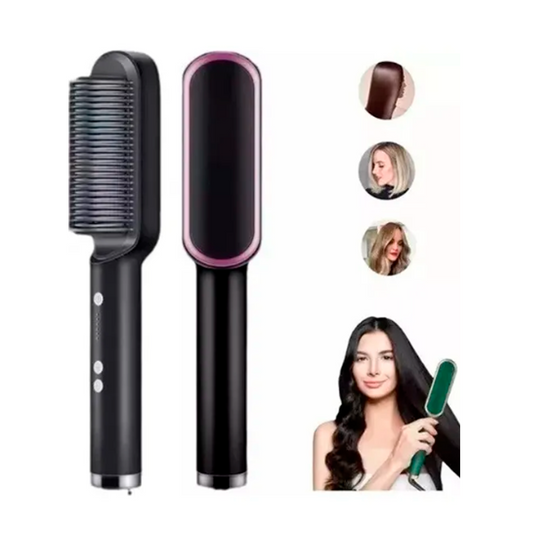 Cepillo Alisador Iónico Para Cabello Peine Profesional