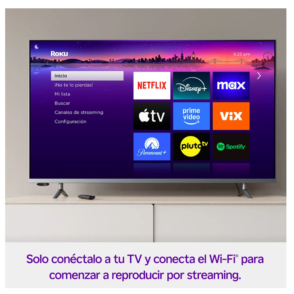 Roku 4k Express 4k 3940 Estándar 4k Con 1gb De Memoria Ram Negro