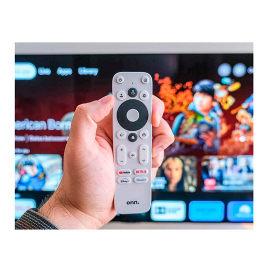 Wach Onn. Google Tv 4k  Americano Walmart Color Blanco Tipo De Control Remoto De Voz